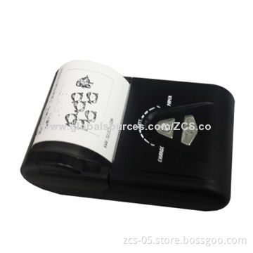 58mm Wireless BT USB Mobile Thermal Printers, Connect to Smartphone and iPhone/iPad, 1-year Warranty